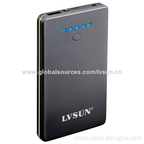6,000mAh High-capacity Best Power Bank, USB 5V, 2A Output, LED Light, Fashionable and Smart